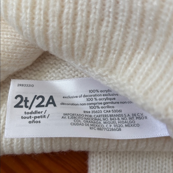 *NWT* Carter's Embroidered Floral Cardigan - Picture 6 of 6